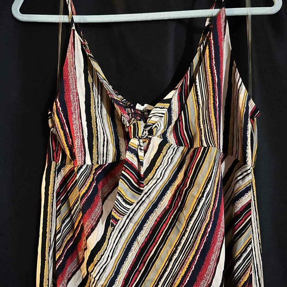 Striped Multicolor Women's maxi dress